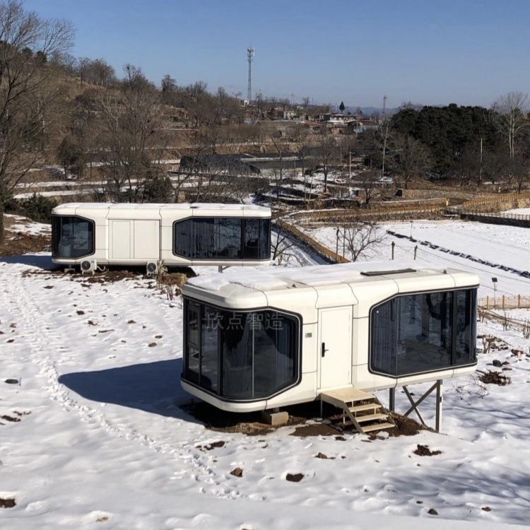 网红太空舱精装修景区公园可移动民宿住人露营太空仓厂家
