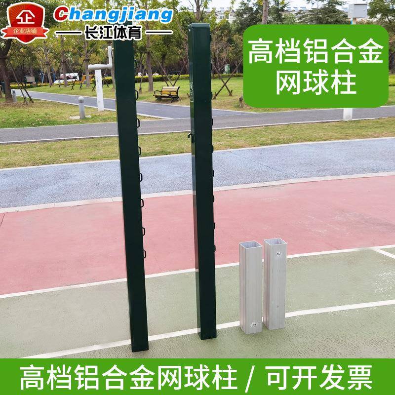气排球架羽毛球架二合一便携式室内外网球柱标准移动式网球架