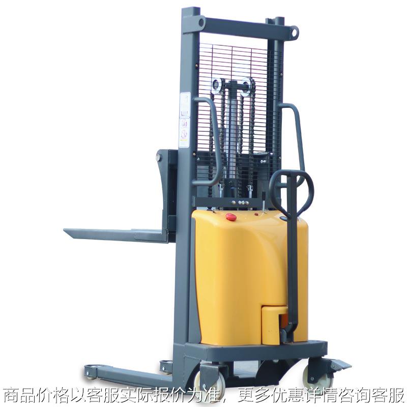 海之力电动升高车液压升降堆高机1.5吨托盘堆垛手动叉车地牛现货