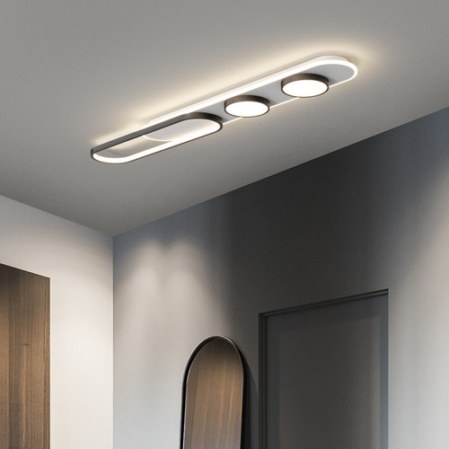 走廊走道灯现代简约2023年新款入户玄关创意衣帽间阳台led门厅灯