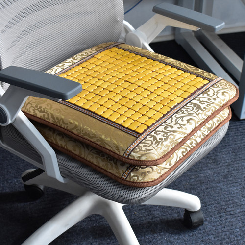 夏季麻将竹垫子凉席防滑加厚海绵软沙发电脑办公椅坐垫板凳子椅垫