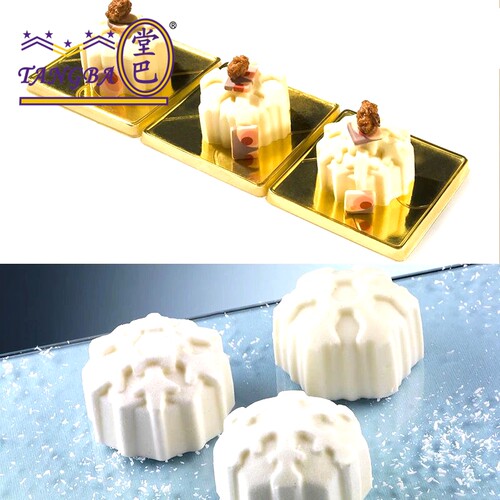 雪花布丁模 连雪花慕斯矽胶模 果冻模蛋糕