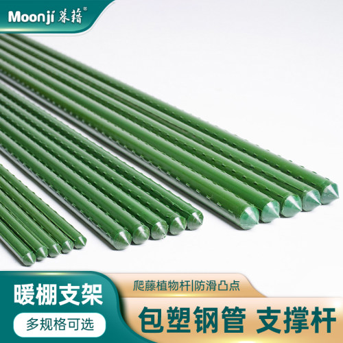 园艺支撑杆户外葡萄架黄瓜豆角番茄百香果爬藤架植物支架包塑钢管