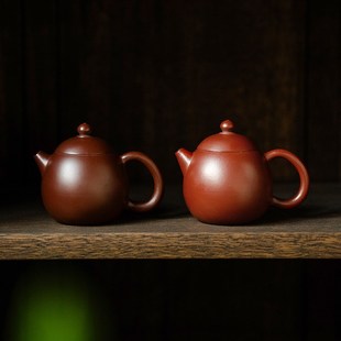 手工紫砂壶老紫泥小容量龙蛋壶家用功夫茶具泡茶壶明针工艺
