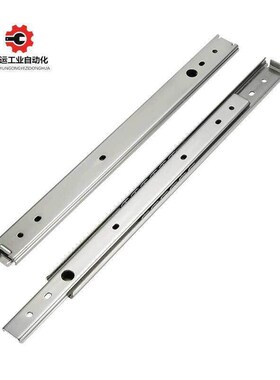 IDA71同怡合达尺寸 轻载型27宽两节钢制线性滑轨抽拉二节式滑轨