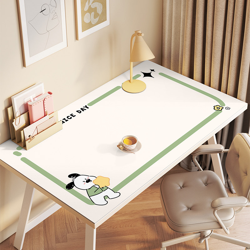 卡通狗狗书桌垫写字台桌布学生儿童电脑学习桌专用环保护眼桌面垫