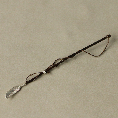 天然紫竹老料手工精工作绕枝茶道茶拨茶具零竹工艺品