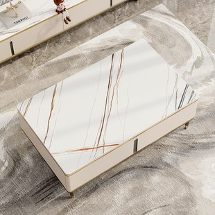 岩板茶几垫桌布防水防油免s洗防烫台布轻奢高级感ins风pvc皮革桌