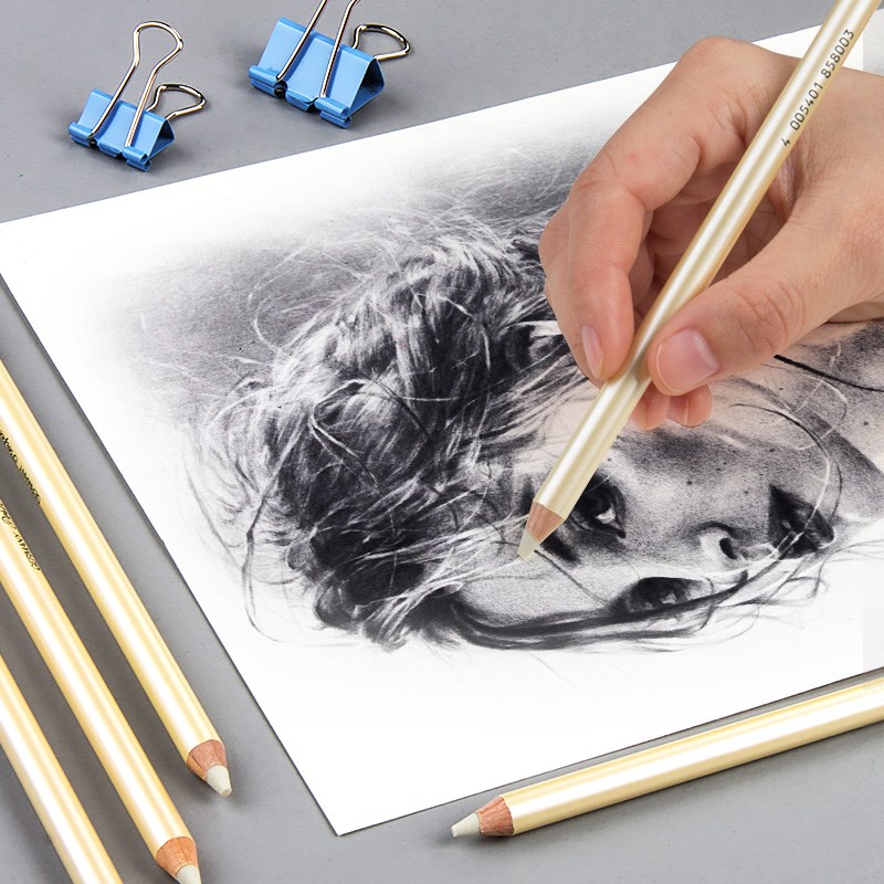 辉柏嘉7058-B笔形橡皮擦美术学生手绘设计绘画像皮素描专用橡皮笔