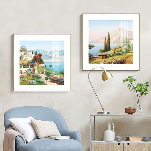 清新画床头挂画现代简约餐厅房间壁画小众文艺家居画