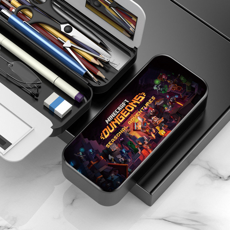 我的世界文具盒小生铅笔盒笔袋双层大容量笔盒男女款,文具电教/文化用品/商务用品,文具盒,淘宝优惠券,粉丝福利购,淘宝优惠卷