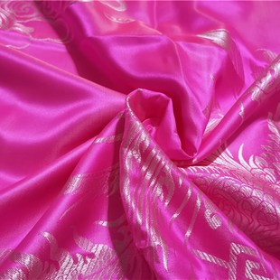 七八十年代老真丝软缎段子被面缎子旗袍面料丝绸中国风布料包邮