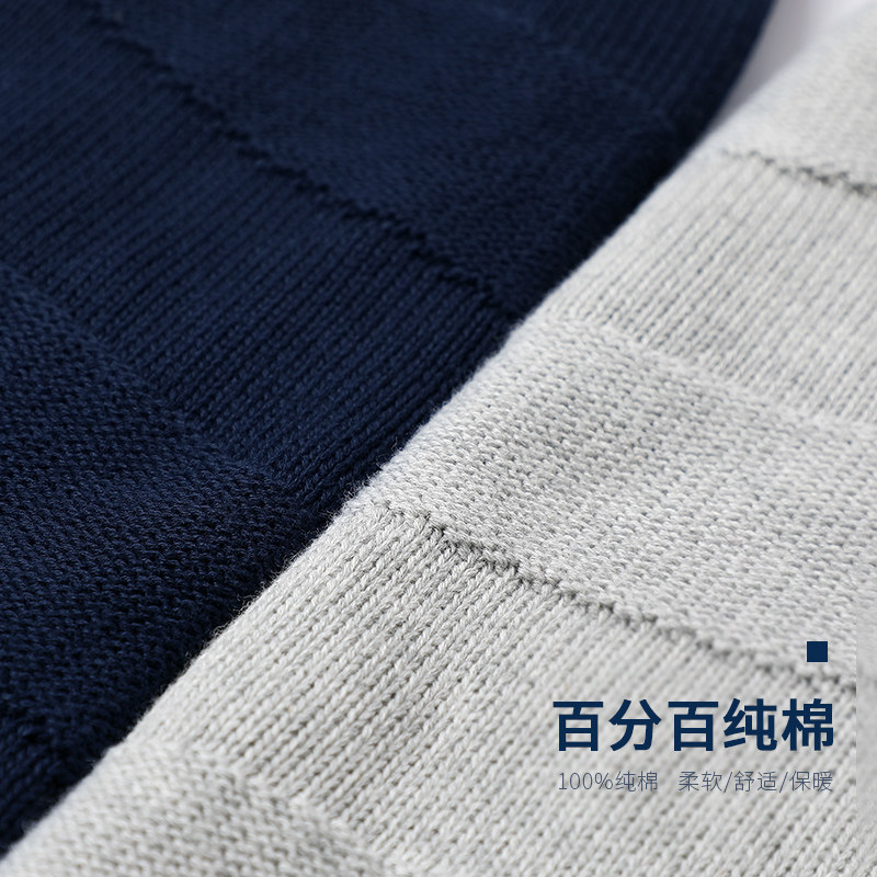 儿童加绒加厚毛衣冬季男童秋冬款半高领针织衫保暖中领毛线衣童装