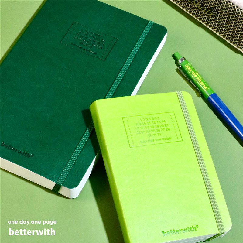 2025年自填式时间轴一日一页A5A6日程本计划手账复古PU皮厚本