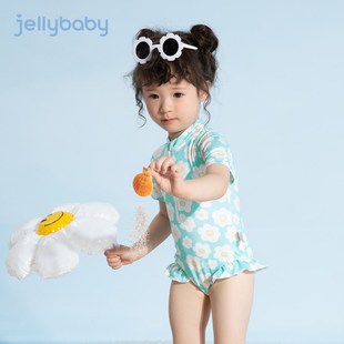 宝宝泳衣一岁儿童夏季公主幼儿可爱婴儿连体游泳衣小女孩泳装女童