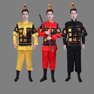 古代儿童成人士兵服装将军侍卫盔甲铠甲影视舞台演出满江红表演服