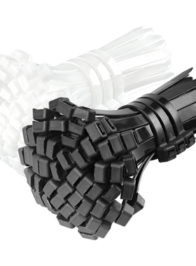 工业级自锁式尼龙扎带大号勒死狗黑色超长户外国标10系列宽8.8mm