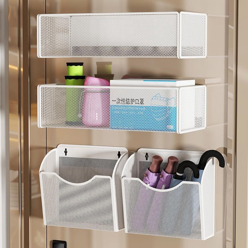 雨伞收纳架家用门口置物架伞架放置架磁吸壁挂式门后存放入户篮盒