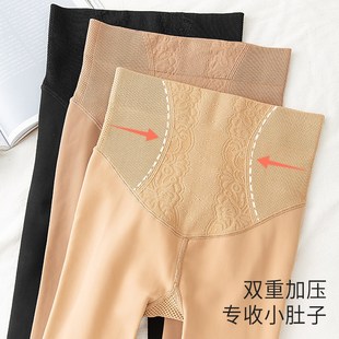 黑透肤丝袜一体加绒光腿神器秋冬高腰裸感打底裤 袜 加绒加厚女连裤