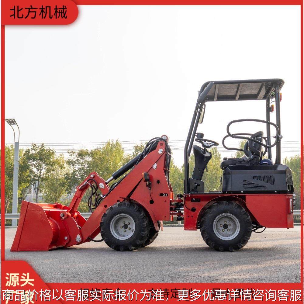 源头工厂DL06轮式新款大马力装载机 螺旋钻抓木器一机多用