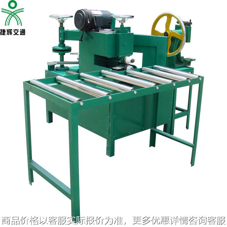 路牌切圆弯边三角牌压边一体机 带三角指示牌冲圆角机