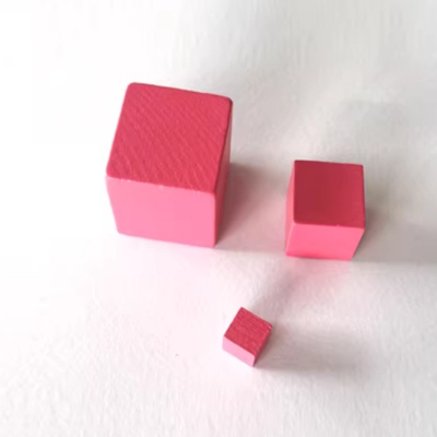 蒙氏教具配件补充蒙特粉红塔最小粒单独1cm厘米单个幼儿园正方体
