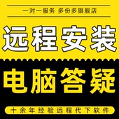 远程安装 软件电脑解决问题下载游戏steam软件画图视频剪辑办公AI