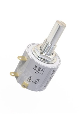 精密多圈电位器 CCW CW S 7286 R2K 10K 20K 50K 100K 2W功率10圈