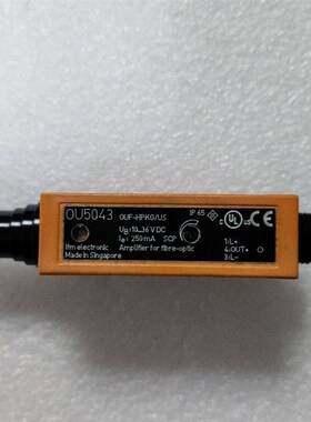 IFM易福门传感器OU5043 未使用 无盒 实物