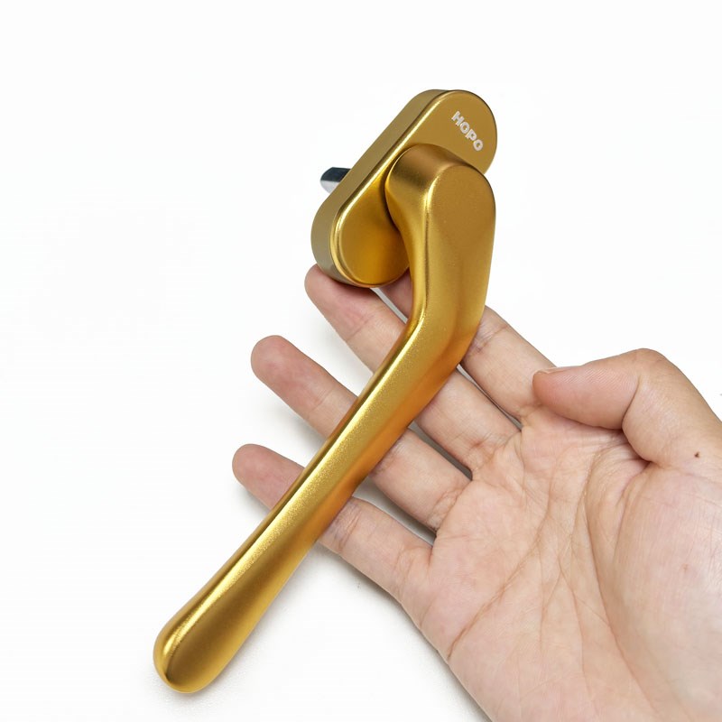 HOPO阳台断桥铝合金窗纱一体好博方轴执手左右玻璃窗歪把手扁把手