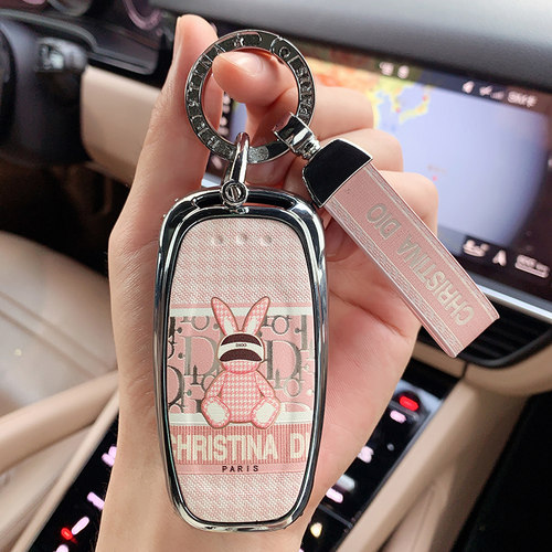 专用红旗hs5钥匙套hs7扣h5女h9包e-hs9汽车保护壳h6h7扣高档个性