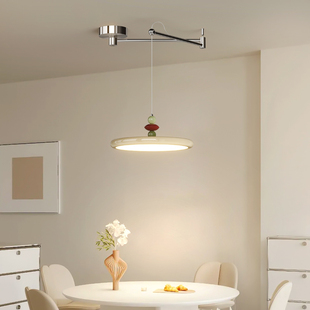 铭琢灯饰进口普瑞光源全光谱餐厅灯吊灯吧台灯具护眼摇臂移位吊灯