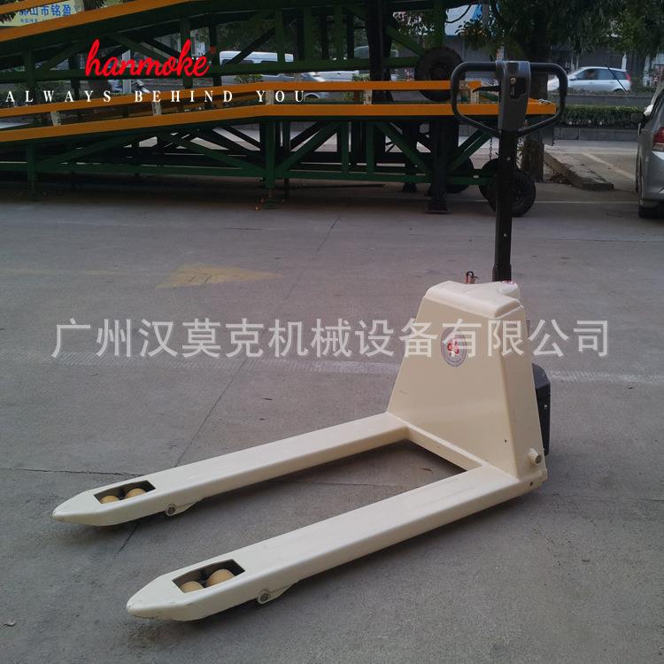 厂家直销OPK1.5吨半电动搬运车高配置步行式半电动液压托盘车现货