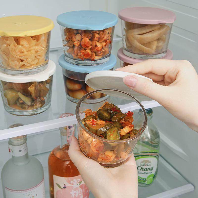 食品级腌制冰箱专用玻璃保鲜收纳盒迷你咸菜储存小罐子泡菜小碗,餐饮具,保鲜盒,淘宝优惠券,粉丝福利购,淘宝优惠卷