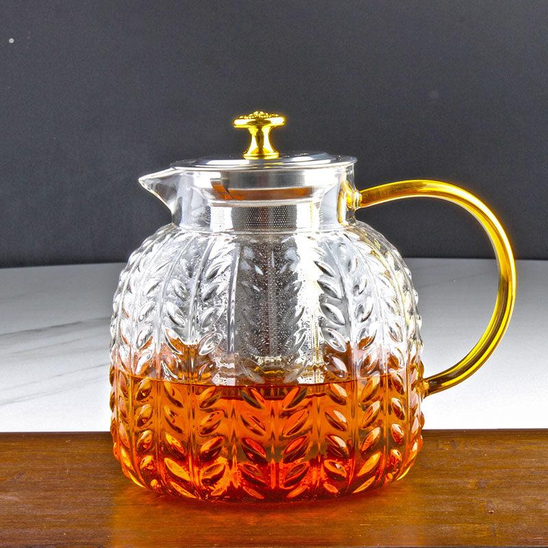 家用水壶储水大容量特大号超大冷玻璃耐高温客厅防摔泡茶壶凉水杯