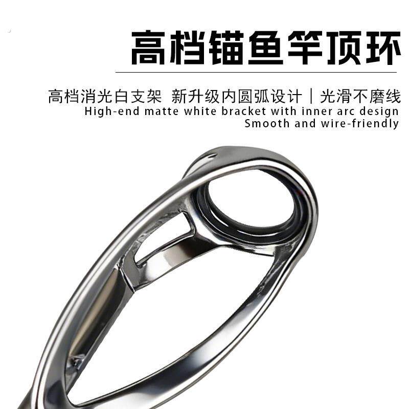 加强锚竿顶环锚杆前导眼过线环磁环船竿不锈钢内圆弧抛投大防缠绕