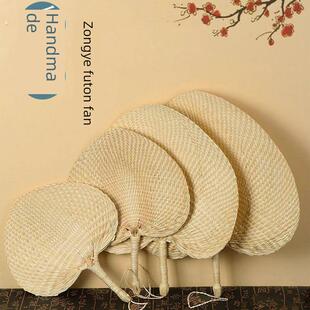 老式 香蒲扇婴儿驱蚊降温男女香蕉扇老人棕叶扇 香蒲扇手工编织夏季