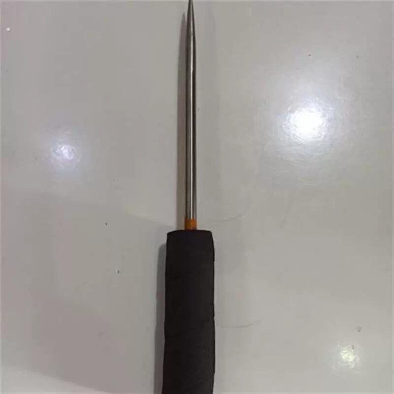 防滑手柄不锈钢冰插碎冰锥海鲜急冻凿冰器碎冰针冰锥子除冰工具