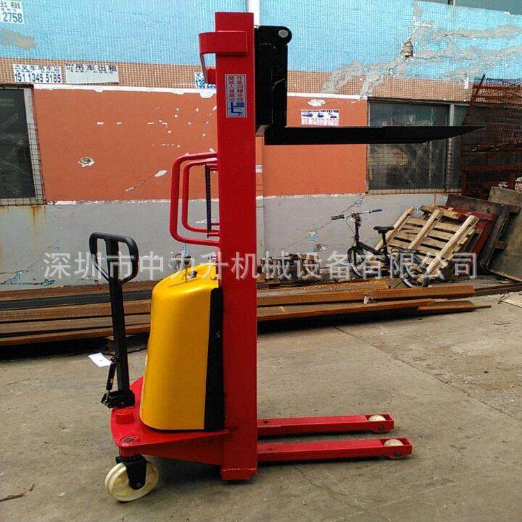 堆高车窄腿半自动堆高车手推电升堆垛车加长货叉电动叉车,商业/办公家具,堆高车,淘宝优惠券,粉丝福利购,淘宝优惠卷