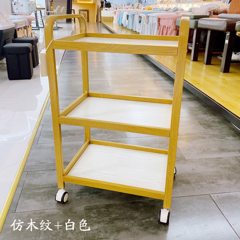 信源美容车美容院专用手推工具车美容小气泡仪器车小推车置物三层