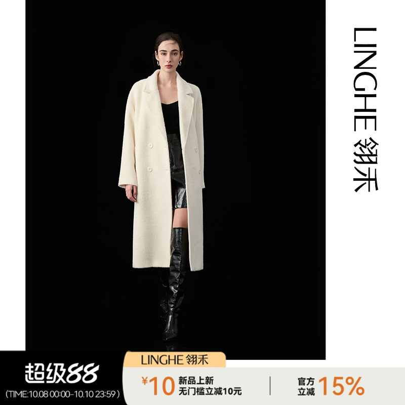 翎禾LINGHE「清平乐 」-保暖秋冬季时尚苏力羊毛大衣