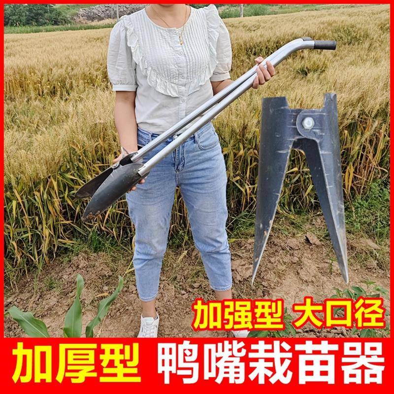 栽苗神器农用种土豆芋头工具辣椒西瓜打孔打眼移栽机育苗盘移苗器