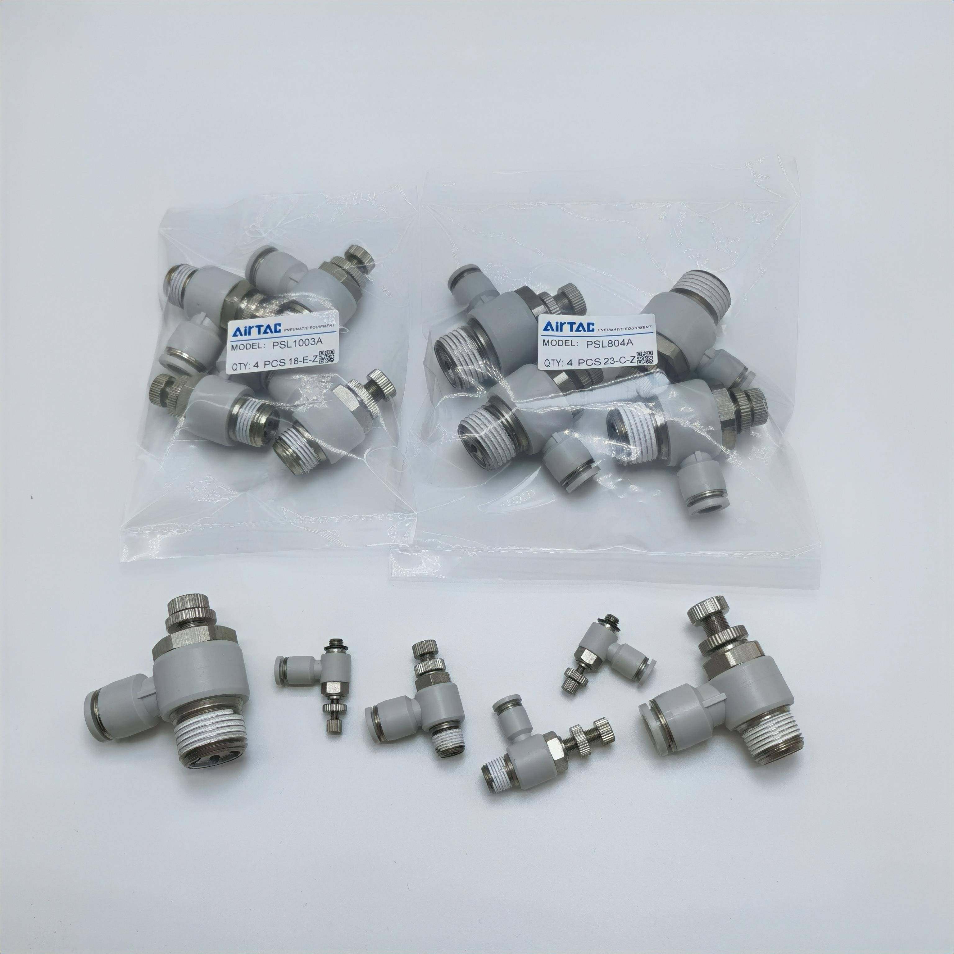 亚德客PSL节流阀亚德客调速接头PSL4M5A PSL6M5A调速阀全系列现货