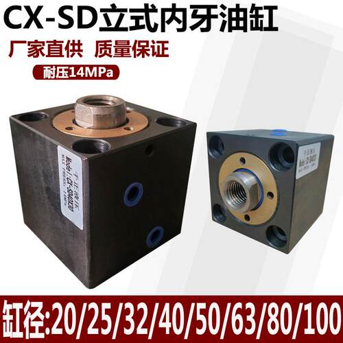 CX-SD薄型油缸立式方型扁型20/25/32/40/50/63/80/模夹具液压油缸