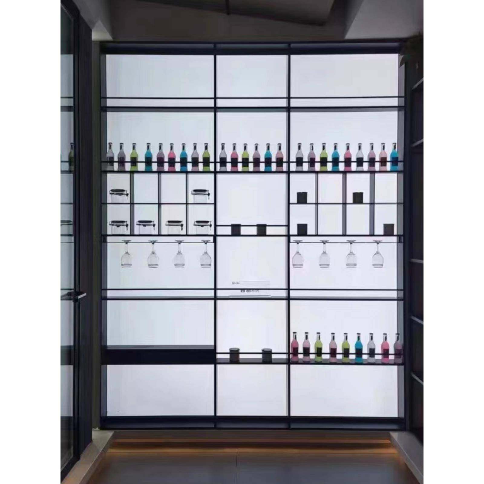 定制大尺寸发光背板亚克力灯板酒柜衣柜背光板激光打点led导光板