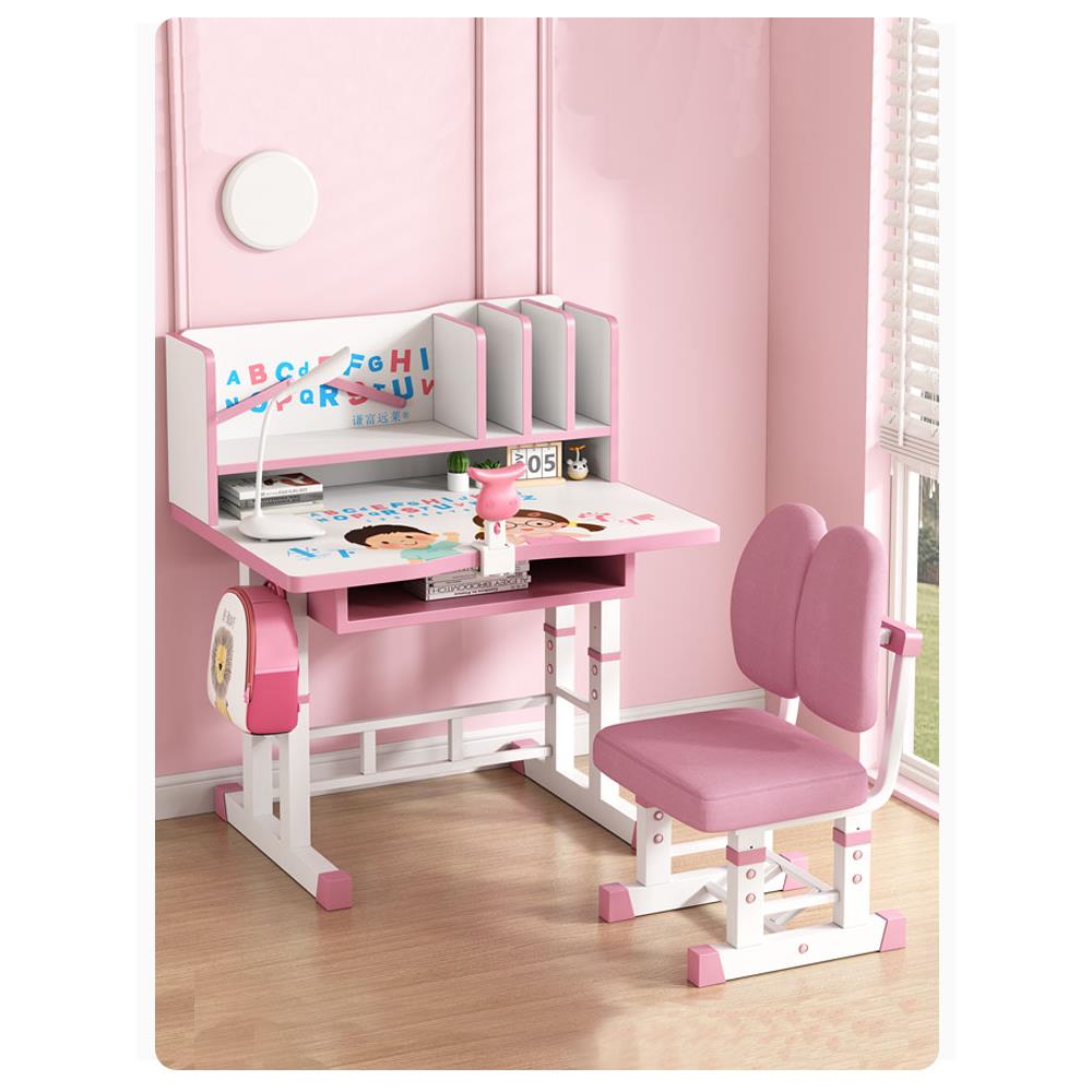 需定制儿童学习桌小学生写字桌家用简约小孩书桌可升降课桌椅子组