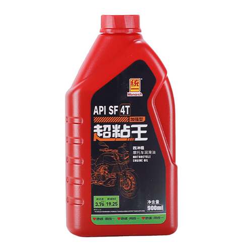 统一 超粘王 四冲程四季摩托车机油4T持久性 SF15W-40 900ml/桶