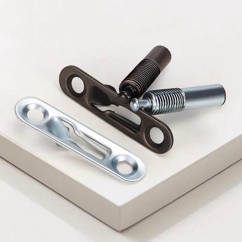 弹力固定件二合一家具隐藏卡扣隐形连接件按弹层板托可拆卸调节件