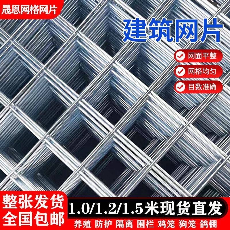 防锈镀锌铁丝网网格钢丝网钢筋围栏网片加粗筛网养殖狗笼鸽舍防护