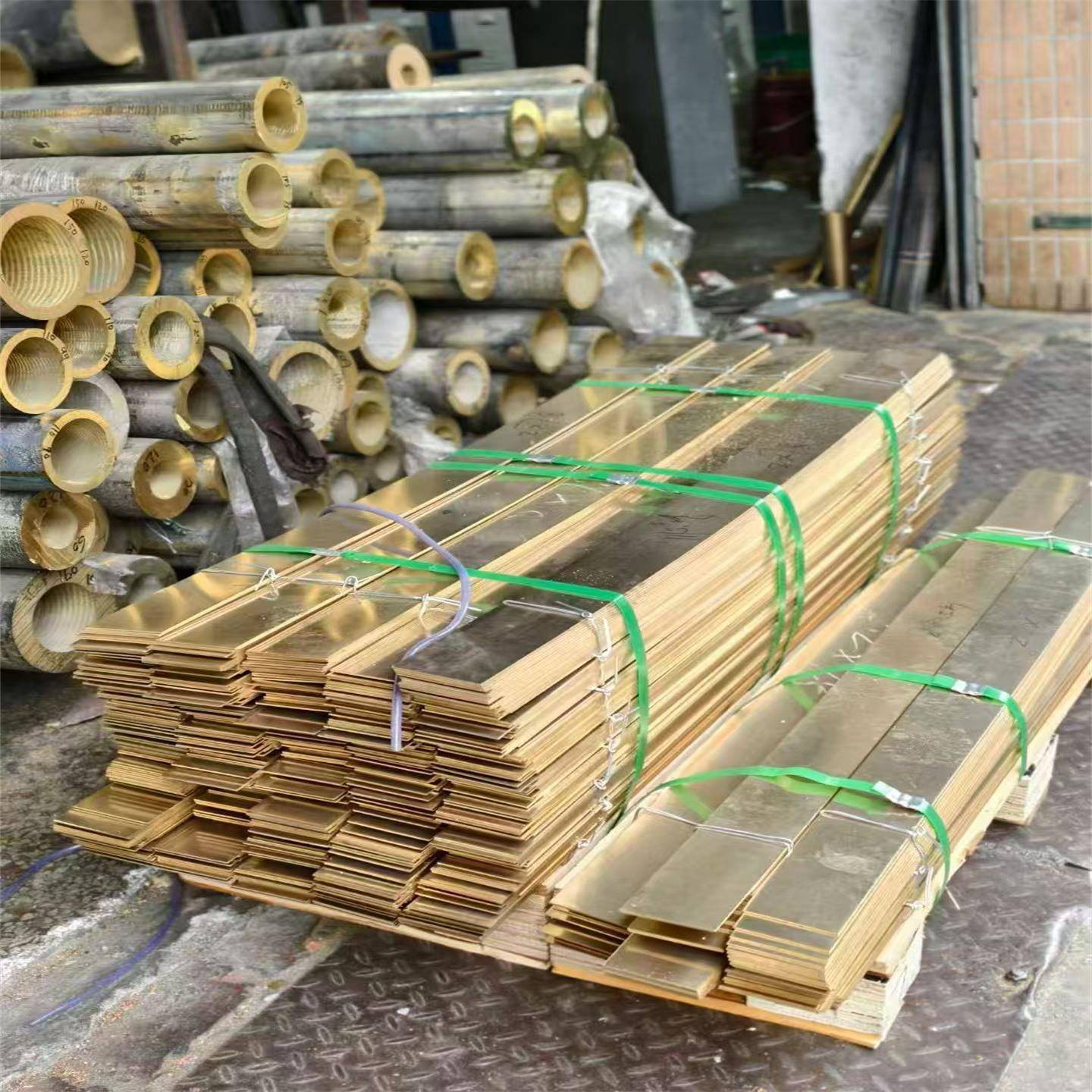 国标H62 H63黄铜扁条H59黄铜排 黄铜方料 2*2--100*100mm